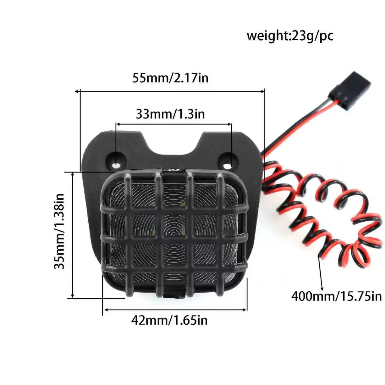 Luci anteriori Lampada a LED Faro per accessori parti di aggiornamento moto LOSI 1/4 Promoto-MX