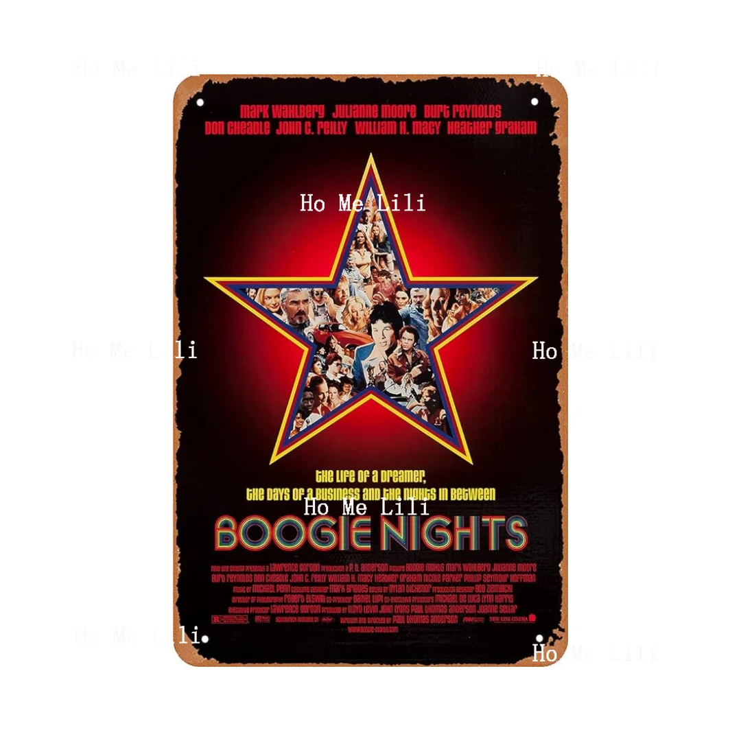 Fumtgsin Boogie Nights (1997) Movie Pub Home Wall Retro Vintage Tin Sign Bar Wall Decor Metal Poster