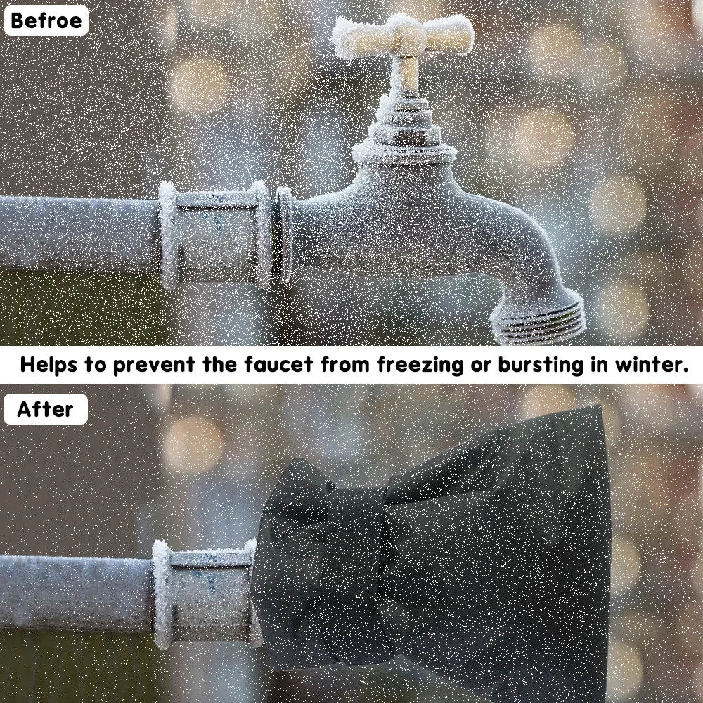 Outdoor Winter Faucet Antifreeze Cover Waterproof Insulation Insulation  Faucet Sleeve