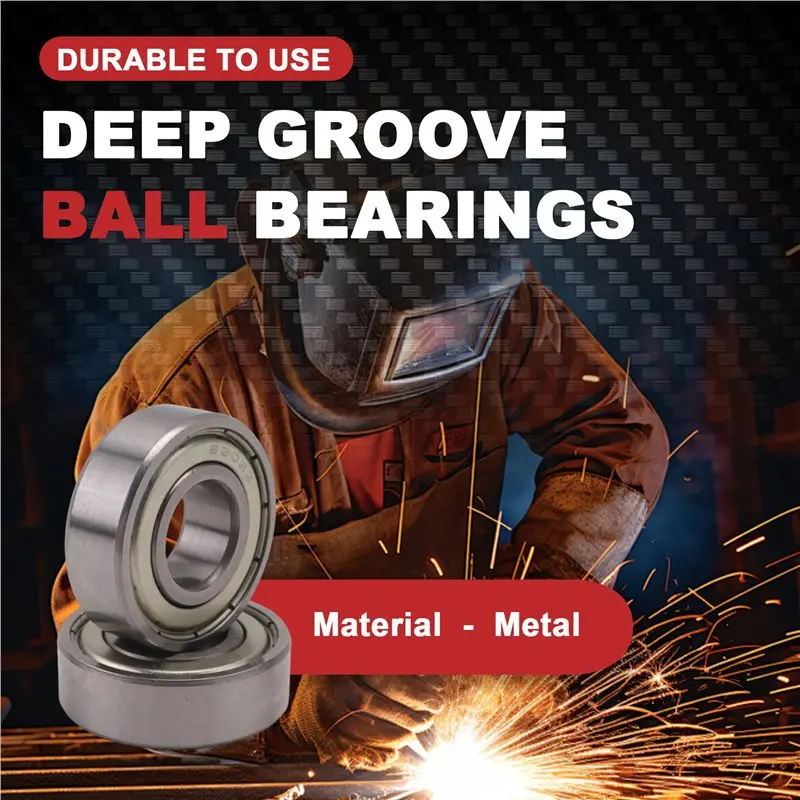 AB11-6202Z Dual Metal Pair Deep Groove Radial Ball Bearing 15 X 35 X 11Mm