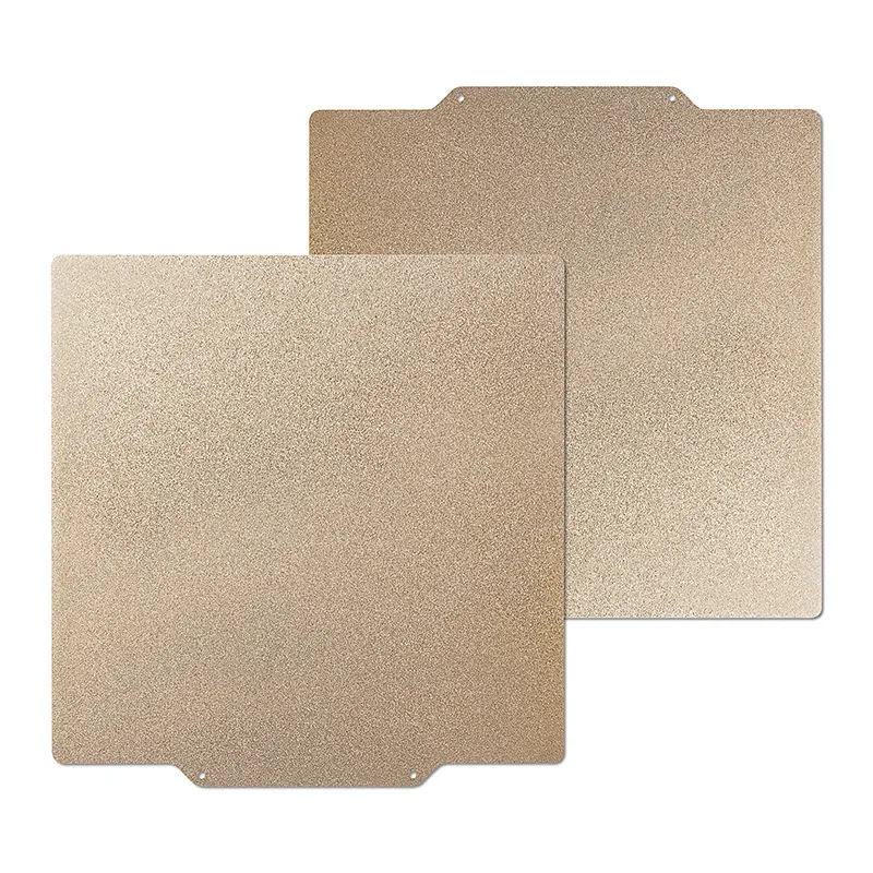 

Двусторонняя текстурированная платформа из магнитной пружинной стали PEI, прочная и долговечная, с матовыми порошковыми покрытиями по краям, предотвращающими деформацию.