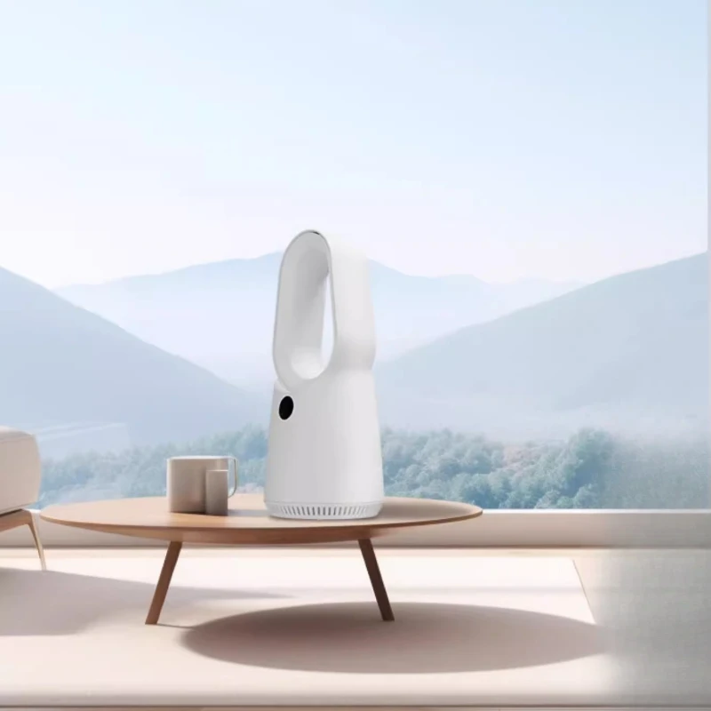 

‌Bladeless Tower Fan with Remote - DC Inverter 9-Speed Energy Saving, Whisper Quiet Oscillating Air Circulator for Bedroom