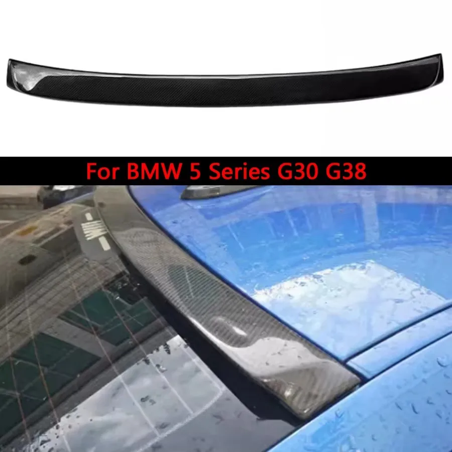 

For BMW 5 Series G30 G38 Carbon Fiber Top Wing Roof Spoiler Rear Wing Trunk Top Spoiler Car Accessories body kit