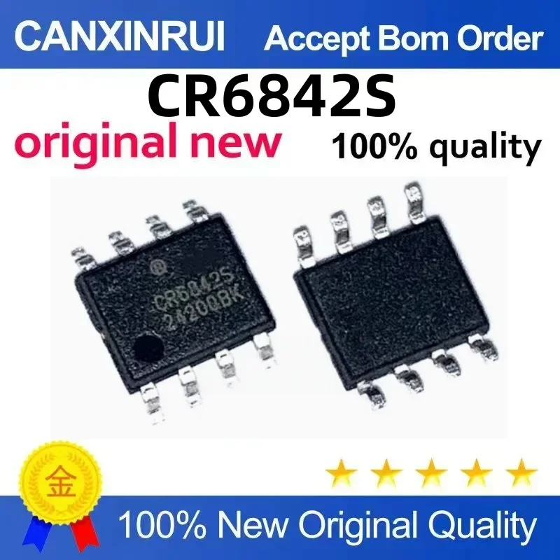 

(5-100 pieces) Brand new original CR6842S CR6842 SMT SOP8 power management chip IC