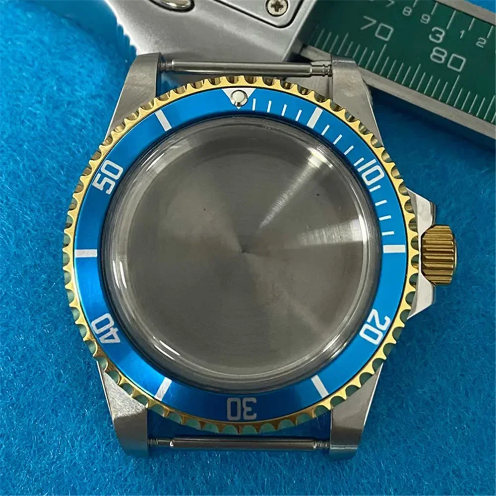 

39.5mm Convex Mirror Antique Case Super Waterproof 316L Stainless Stee Golden Retro Watch Cases for NH34 NH35 NH36 Movement DIY