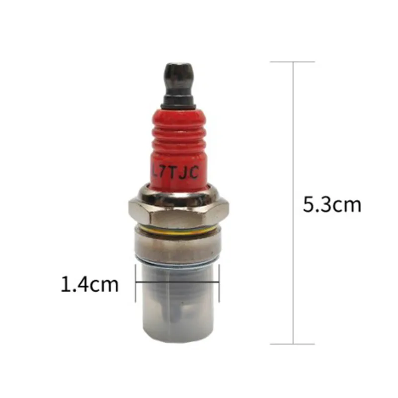 1-10PCS High-Performance Spark Plug L7TJC 3-sided Pole for Gasoline Chainsaw and Brush Cutter Garden Power Tool Accessories