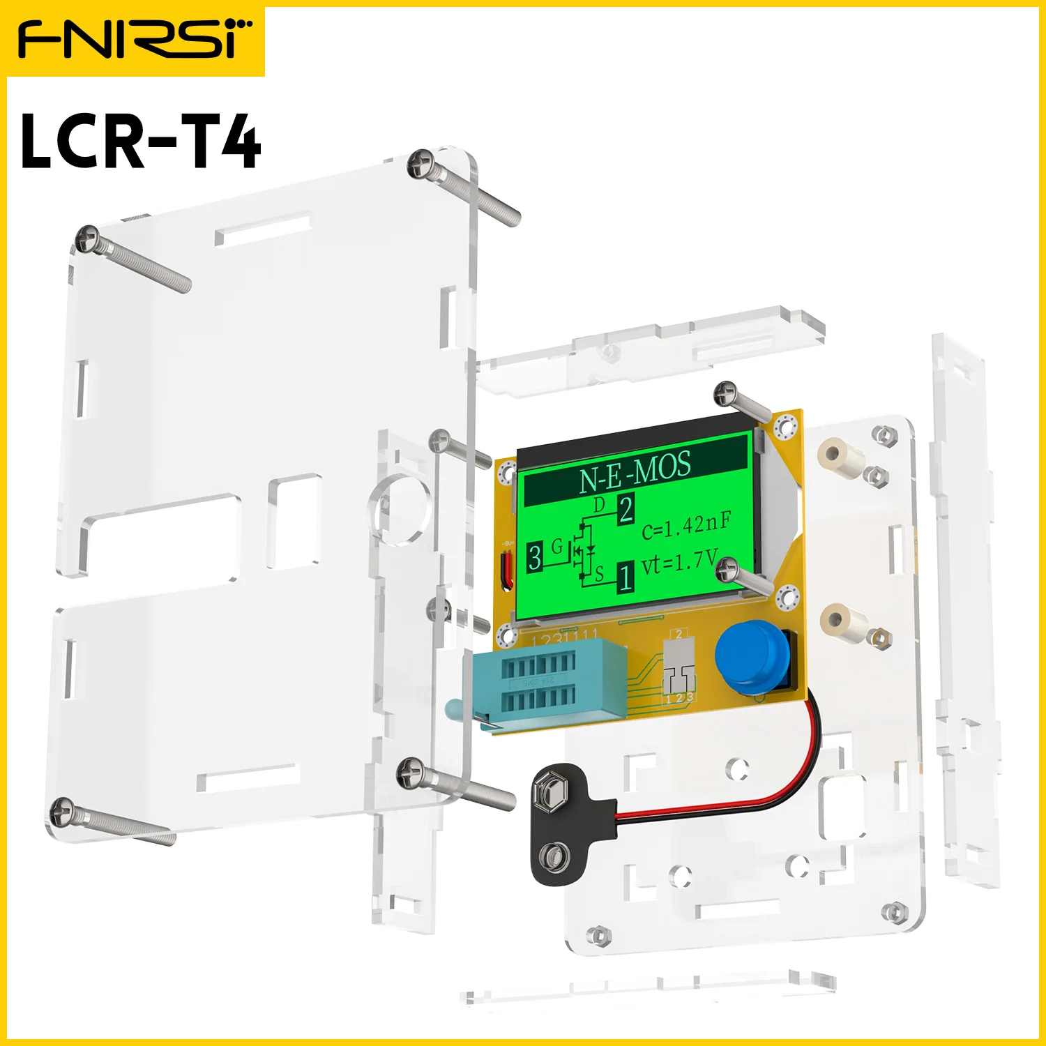 High Quality Brand New LCR-T4 ESR Meter Transistor Tester Diode Triode Capacitance SCR Inductance