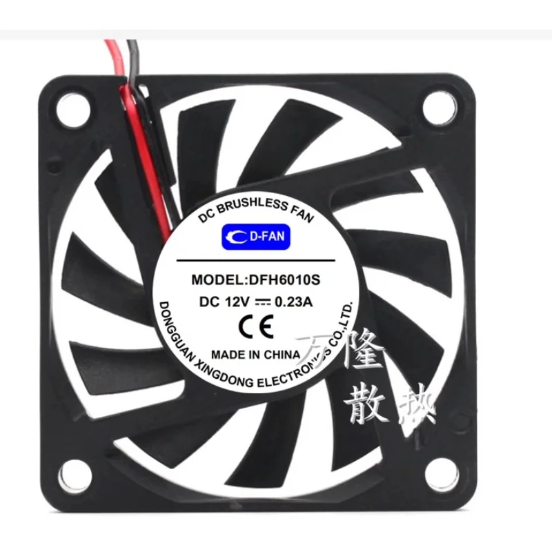 

NEW CPU Fan for DFH6010S 12V 0.23A 6CM 6010 projector Cooling Fan 60*60*10MM