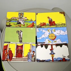 Cartes de tarot RWS Panorama 10.3x6cm avec objectif grand angle, 78 pièces, format portable