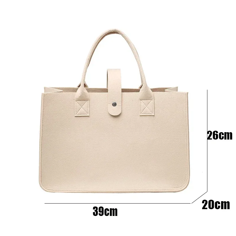 New Shopping Handbag Women\'s 2024 Handbag Large Capacity Open Fashion Felt Shopping Designer Tote Woven Bag Shop Online China