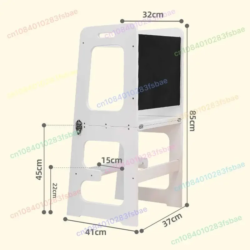 

Children's 3-In-1 Foldable Hand Washing Multi-Functional Kitchen Stool Montessori Climbing Chair Learning Tower