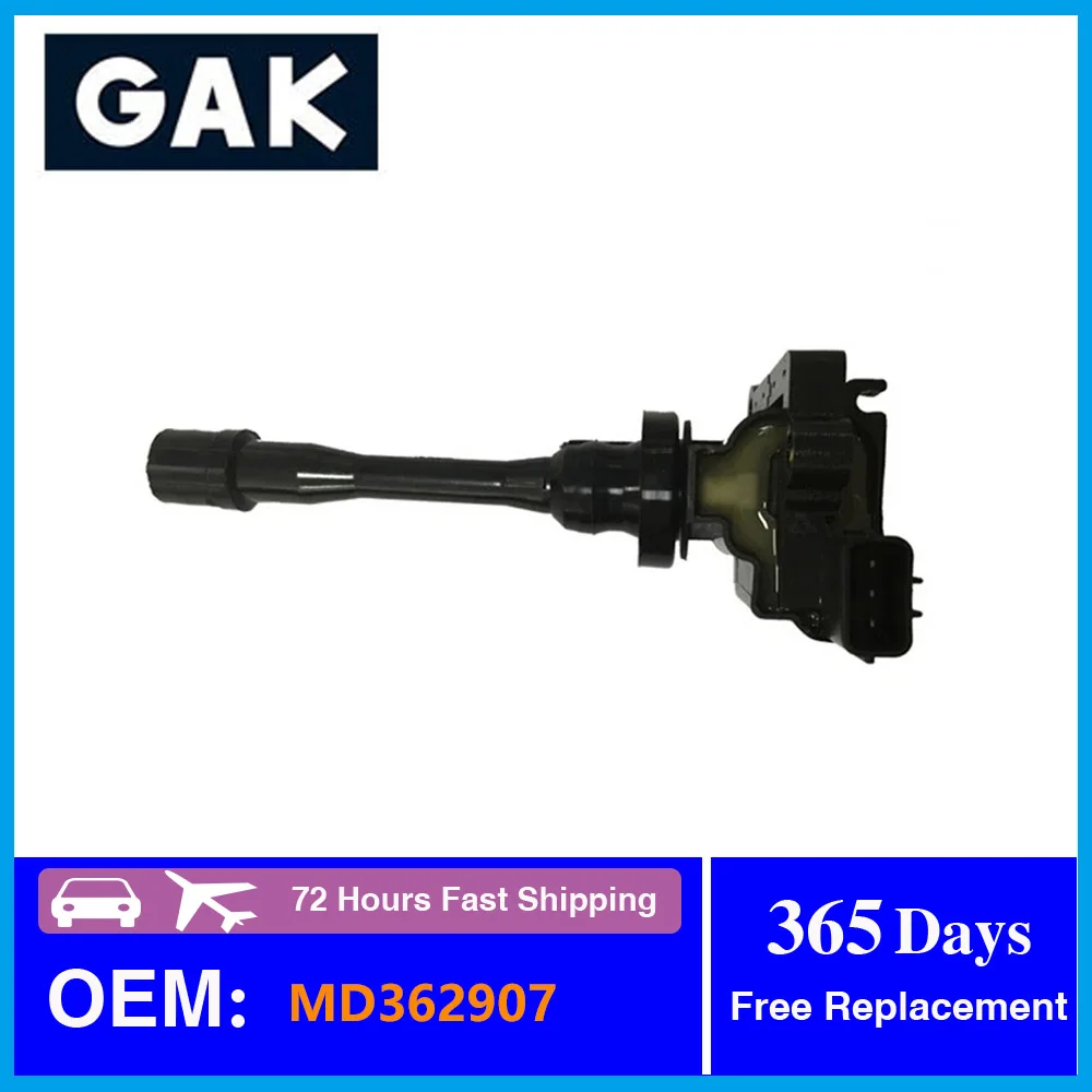 

GAK Ignition Coil MD362903 MD362907 C1257 UF295 For Mitsubishi Carisma Colt Lancer Space Star 89057964 CHRYSLER 1.8/2.0/2.4L 4L