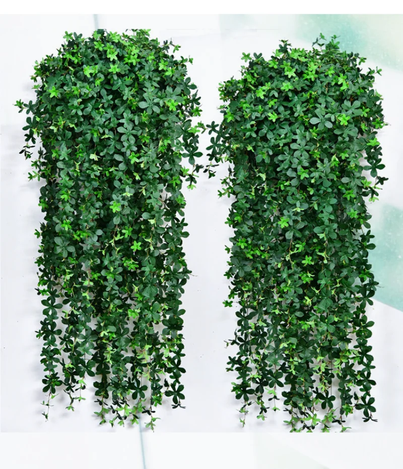 

Artificial Plant Wall Hanging Hanging Flowers Vines55.11IN Geen Plants Wedding Home Lintel Outdoor Garden Decoration