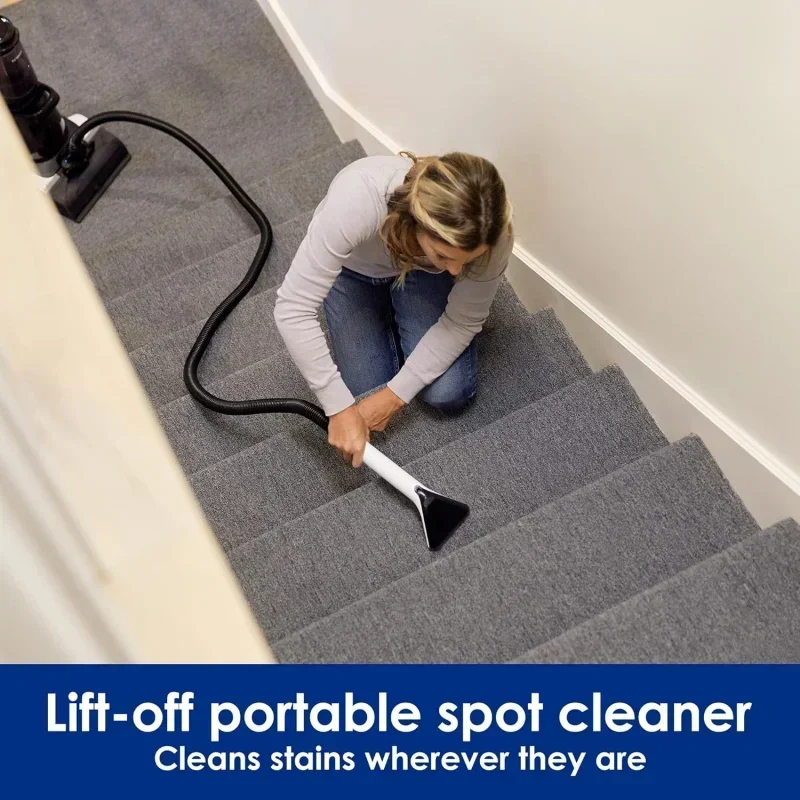 QWTTTinecoeses CARPET ONE Smart Carpet Cleaner Machine,Lightweight Carpet Shampooer and Portable Upholstery Cleaner,Pet Carpet