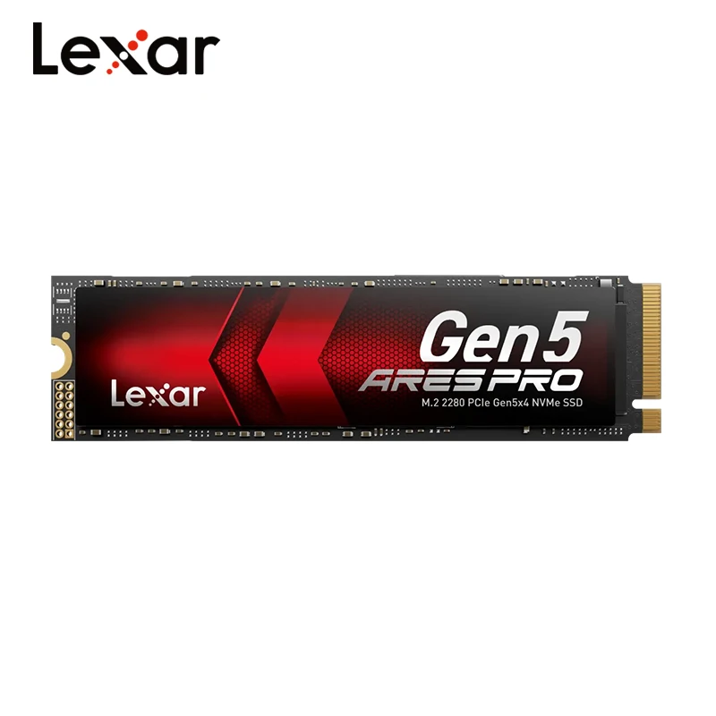 Lexar ARES PRO NVMe SSD PCle5.0x4 M.2 2280 Solid State Drive ARES ALL AROUND BENCHMARK Read Speed Up to 14000MB/s for Laptop PS5