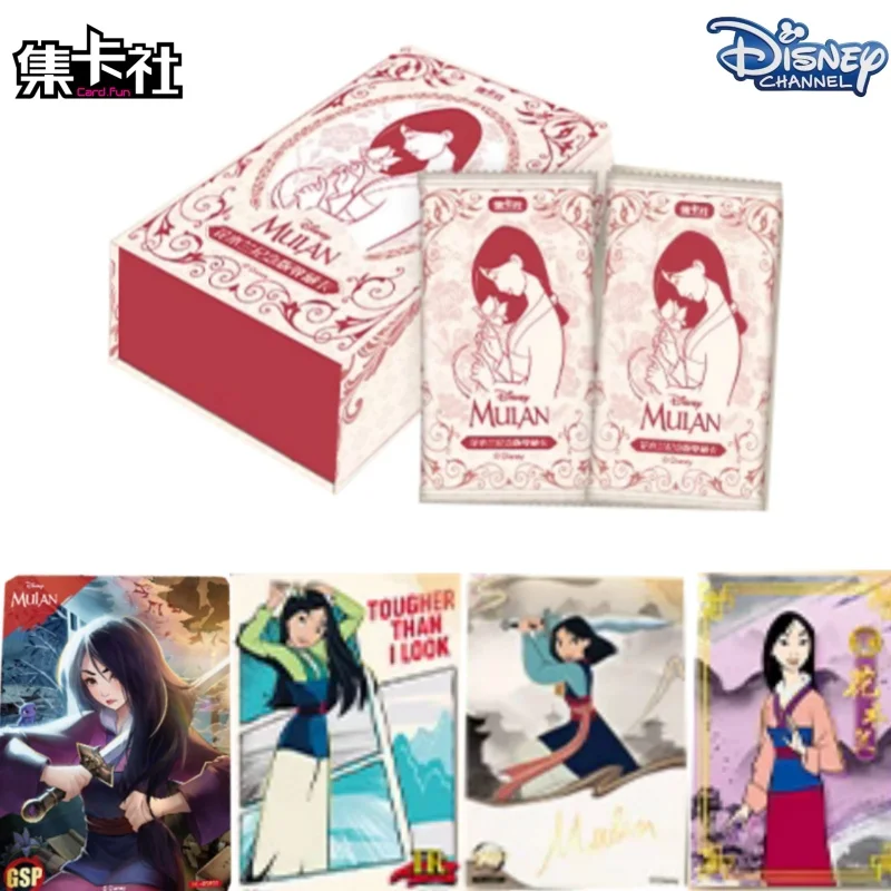 

Card.Fun Официальная подлинная карта Disney Hua Mulan для боевых искусств, коллекция мультяшных игр, периферийные детские игрушки, подарок на праздник