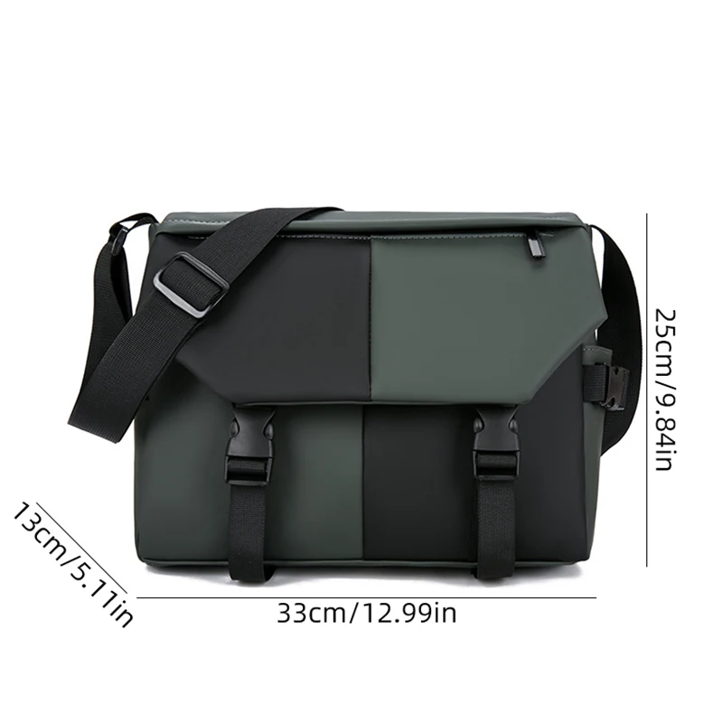 Waterproof Crossbody Bag Lightweight Male Shoulder Bags Large Capacity Satchel Pack Multi-pocket Outdoor Sports Travel Package