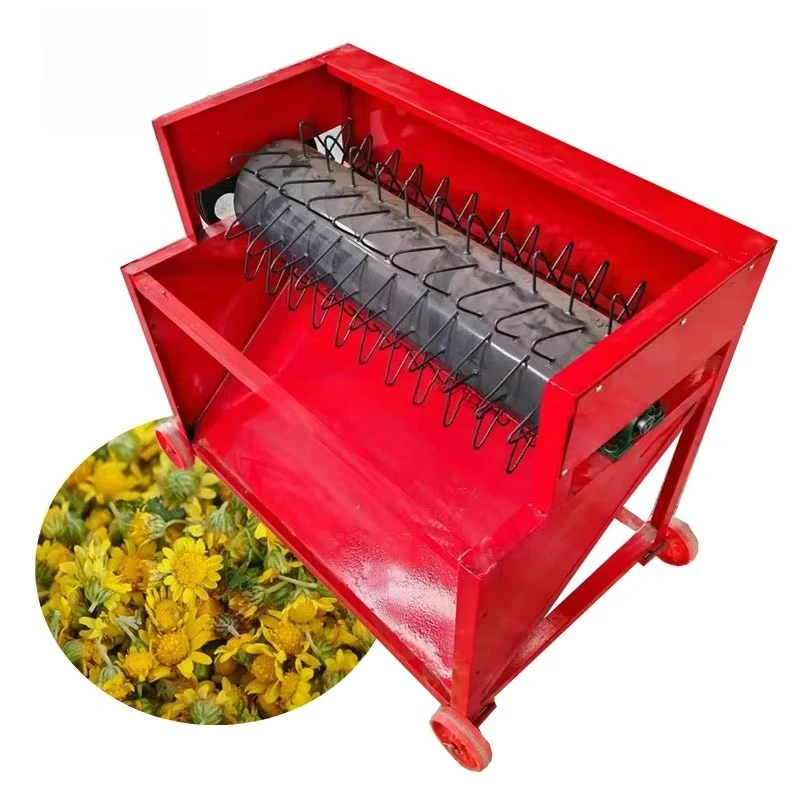 Electric sprout and leaf separator, small daisy wild chrysanthemum harvesting machine