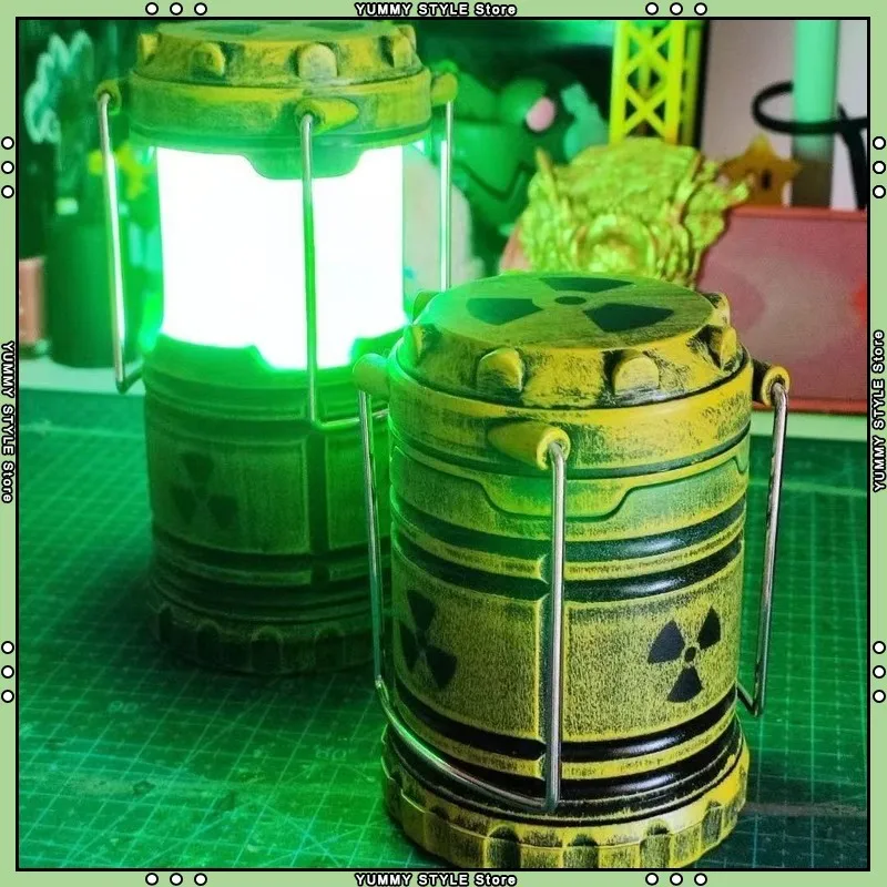 Mini Simulation Nuclear Reactor Lantern Gift Handheld Camping Light Halloween Gift Night Lamp Home Decor Ornaments