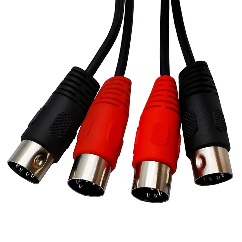 1.8m MIDI 2*5pin Cable Male to Male 2*5 Pin DIN Plug 3m High Quality TV Surveillance Camera Line Cable Extention Cable