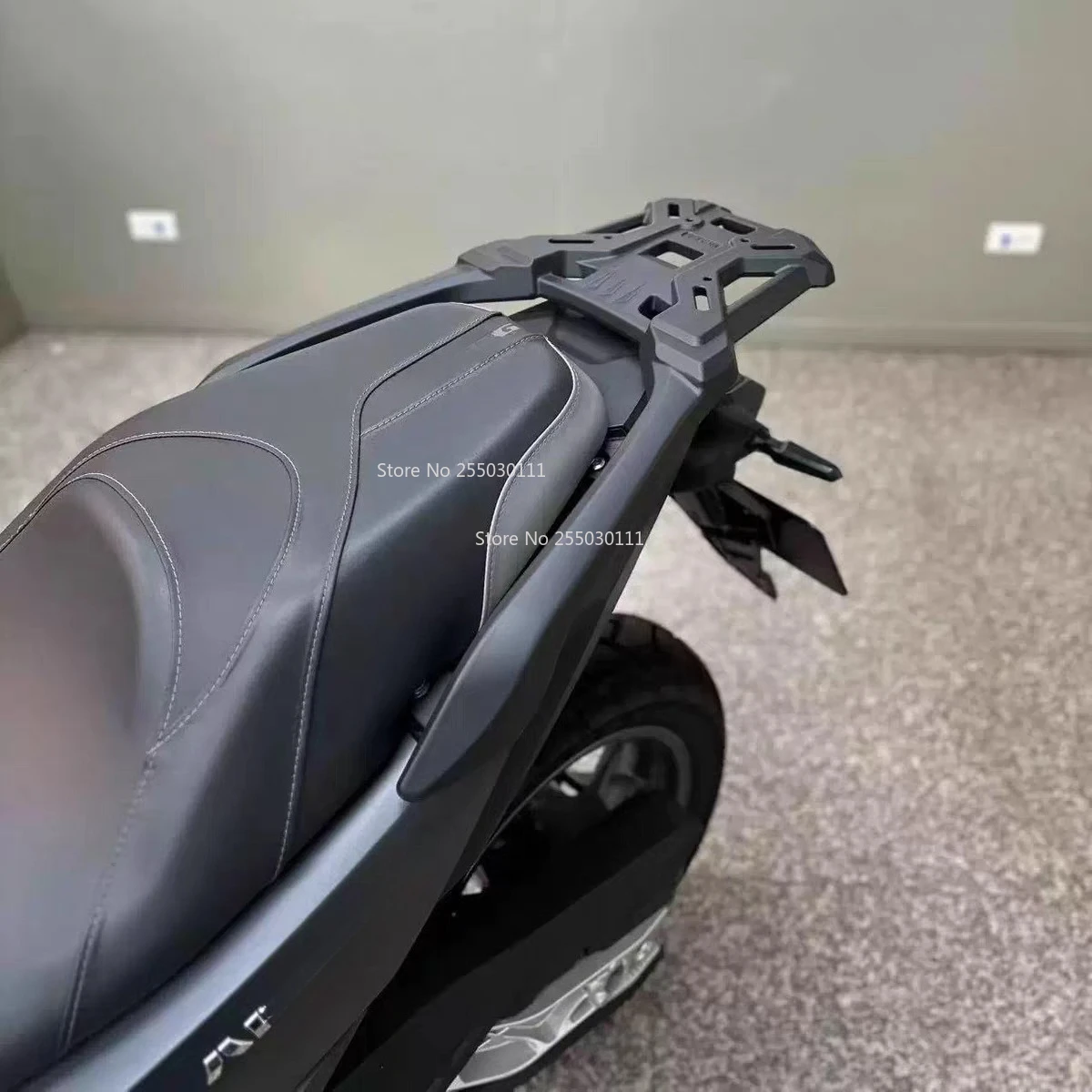 Untuk SYM ADXTG400 Rak Belakang Baja Aloi Aluminium Sepeda Motor Rak Kotak Ekor Aksesori Modifikasi Rak Bagasi