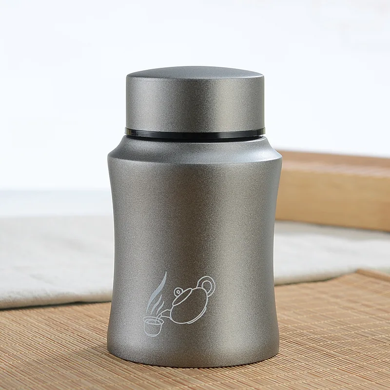Tragbare Edelstahl versiegelte Tee dosen, Reise vorrats behälter, Kaffeebohnen, 70*115mm