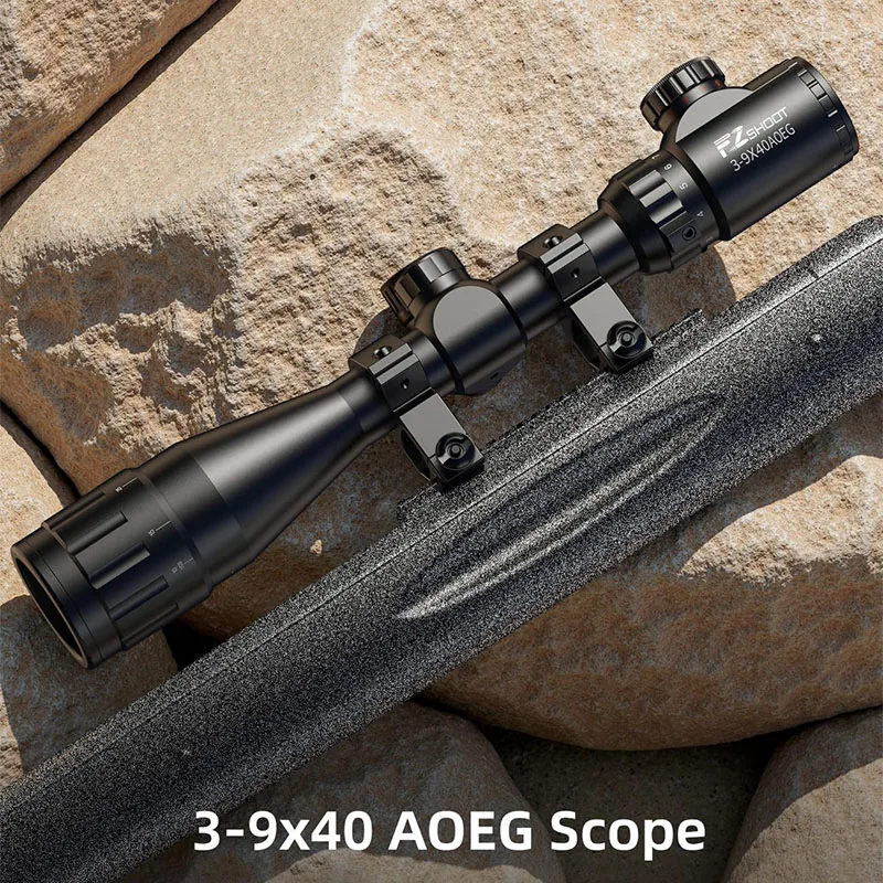 3-9x40 AO بندقية نطاق المزدوج مضيئة شبكاني 22 نطاق الصيد 1 بوصة أنبوب طويل المدى SFP Riflescopes 20 مللي متر نطاق خواتم