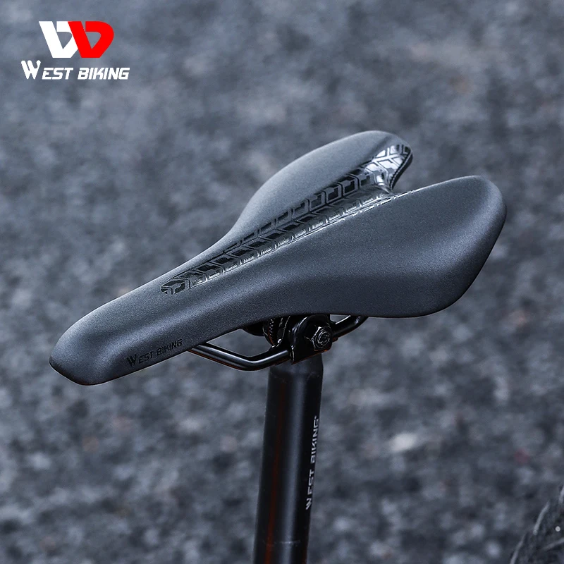 WEST BIKING SGS Children Bike Saddle Kid Shock Absorption Cycling Saddles Soft Bicycle Seat Ultralight MTB Road Riding Mat