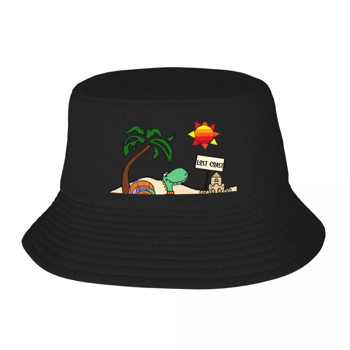 

New Delphi Freeman LOST COAST *SongArt* Bucket Hat custom hats hiking hat Hip Hop Men's Hats Women's