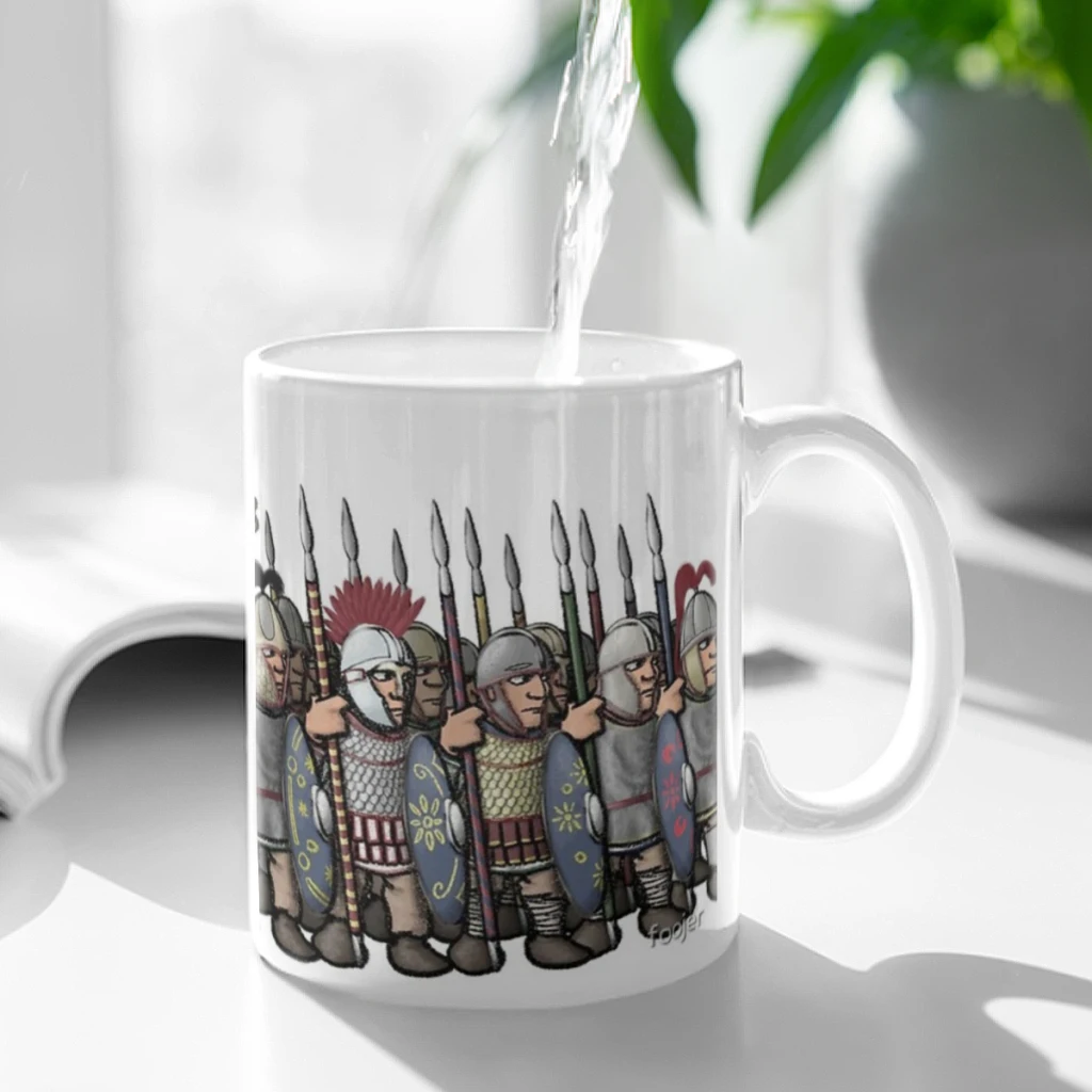 Late Roman Infantry Coffee Coffee Milk Cup Mocha Cat Panda Bear Couple Christmas Mug Kawaii Cups Original Mugs  11oz