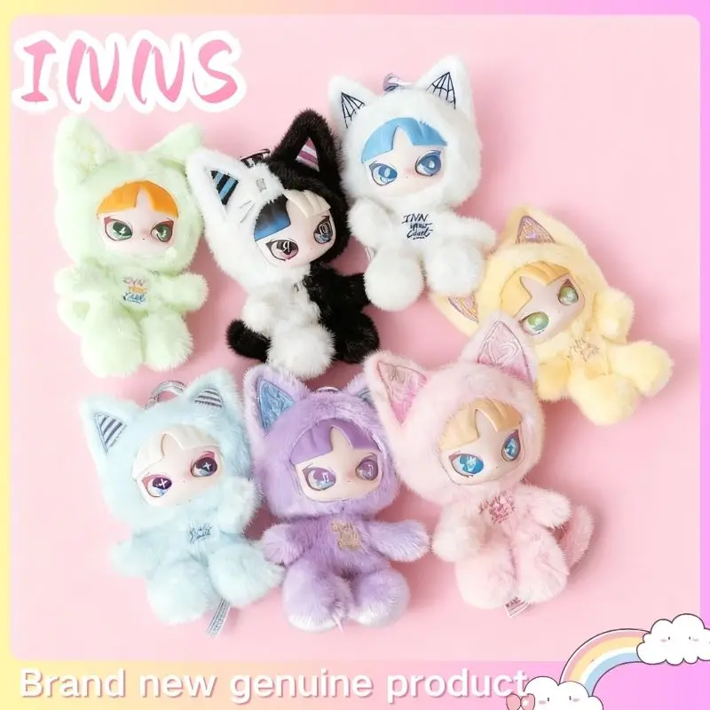 

INNS Cat Inn Your Chat Series, плюшевая загадочная слепая коробка, креативная мультяшная аниме-фигурка, подвеска на рюкзак, модные игрушки, брелок в подарок