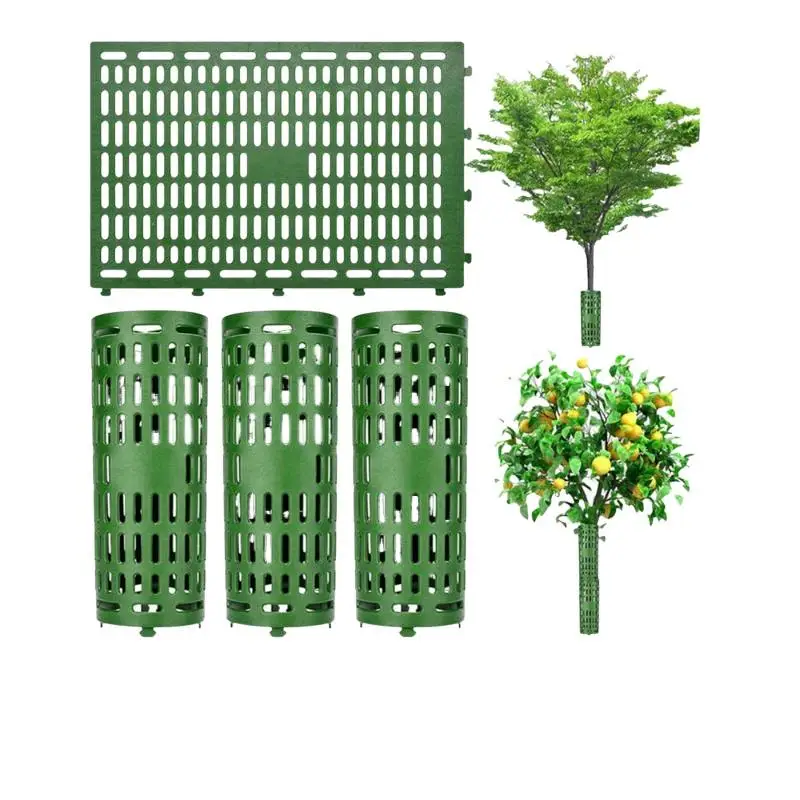 Tree Trunk Protector Resizable Easy Install Anti-Rodent Tree Shield Fit Different Size Plants for Yard Orchard Tree Care