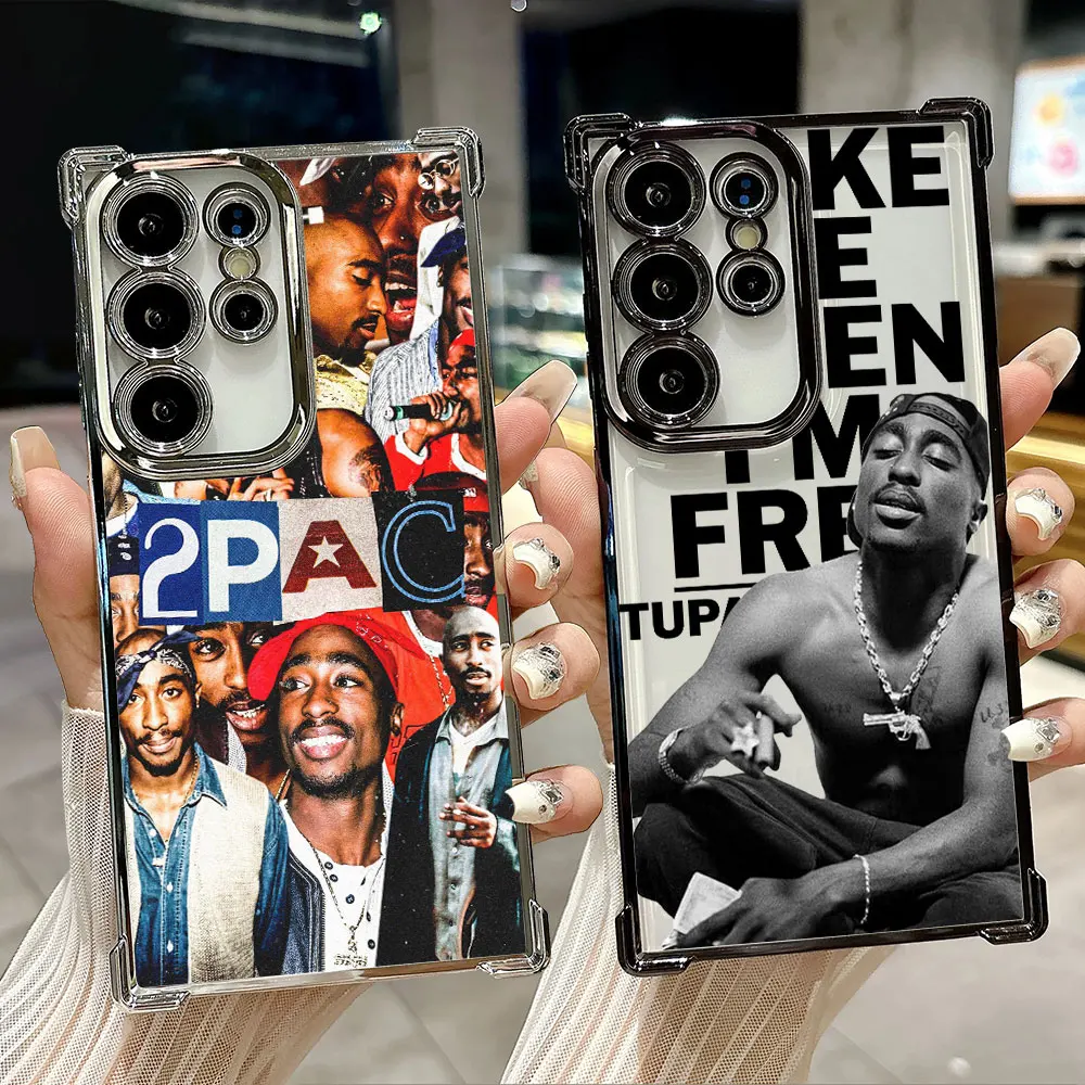 

2PAC Tupac Rapper Funda For Samsung S26 Ultra Phone Case For Galaxy S25 FE S26 S24 S23 S22 S21 Ultra S20 Plus S25FE Clear Cover