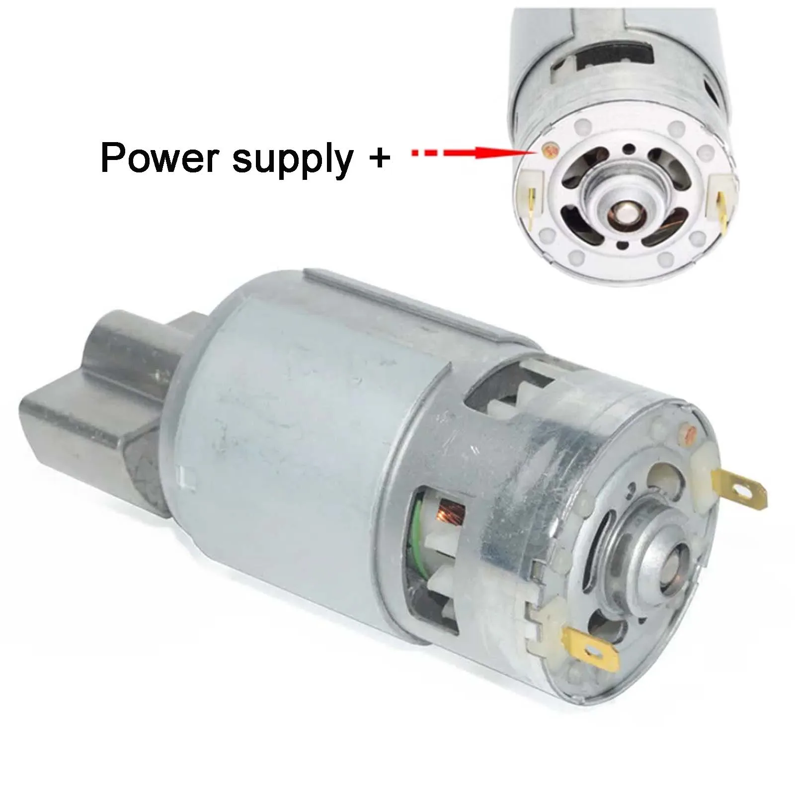 Motore a micro vibrazione a ventola 775 Motore a vibrazione a coppia elevata 12-24 V per macchina da massaggio 4000-8000 giri/min