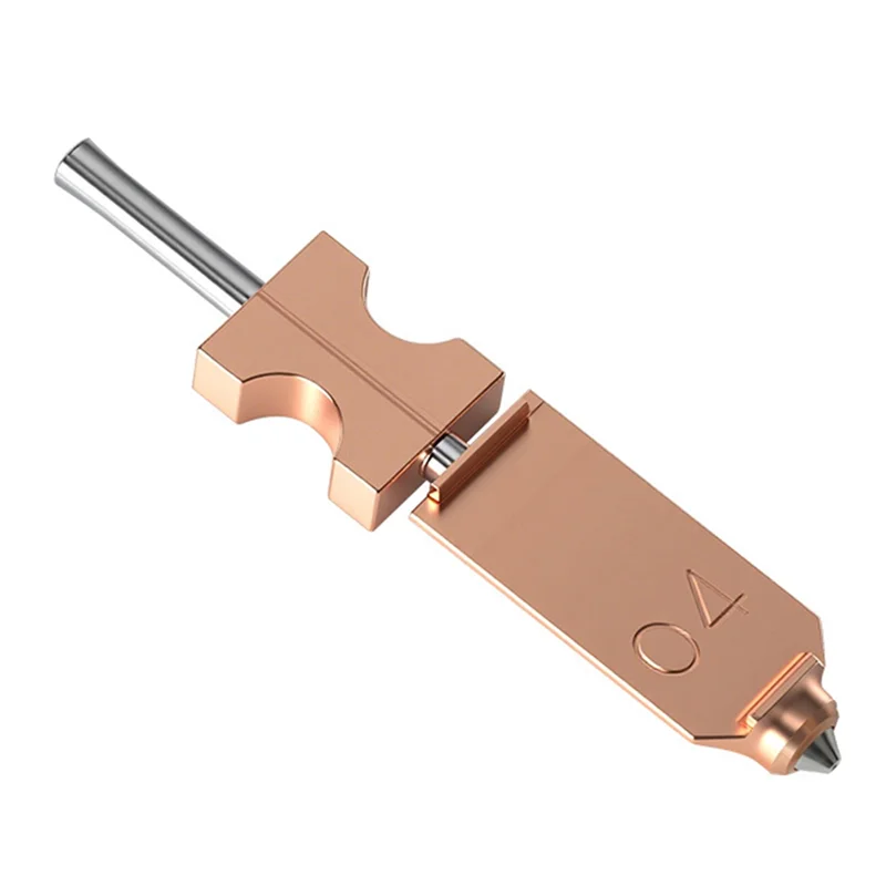 AT93-For Flashforge AD5X Upgraded 0.4Mm Stainless Steel Hotend Nofzzle 3D Printer Parts Accessory Set