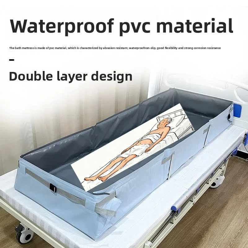 The elderly bathing artifact bed paralyzed patient lying single bath care bed available paralyzed bath bed