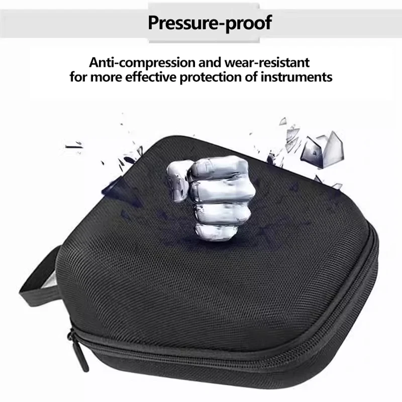 AiQUE Shockproof Waterproof Storage Bag for Blood Pressure Monitor Portable  EVA Carry Hard Case Pouch Organizer Travel Arm