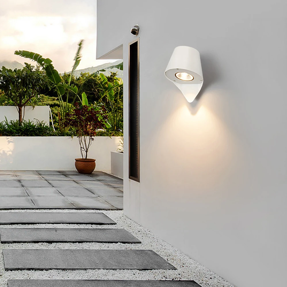 LED Wall Lamp AC85-265V 10W IP65 Waterproof Indoor&Outdoor Garden/Fence/Doors Lighting Modern Minimalist Style Lamp