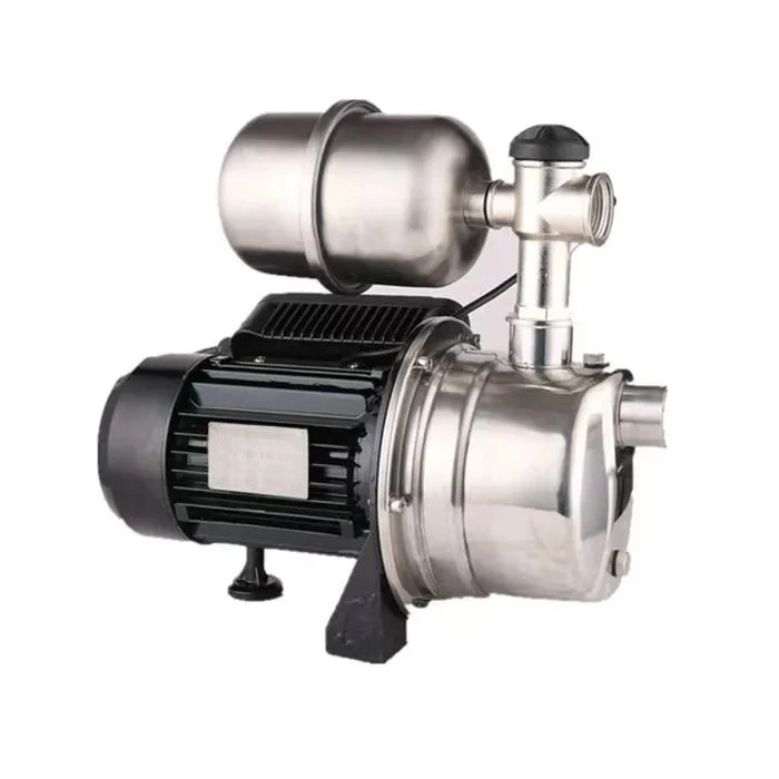 Frequency conversion booster pump household automatic tap water stainless steel jet self-priming pump pressure tank