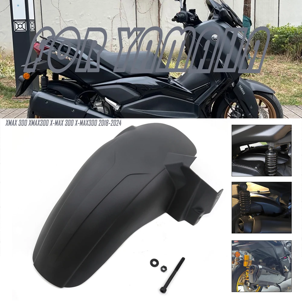 

Motorcycle Rear Fender Rear Mudguard For YAMAHA XMAX 300 XMAX300 X-MAX 300 X-MAX300 2018 2019 2020 2021 2022 2023 2024