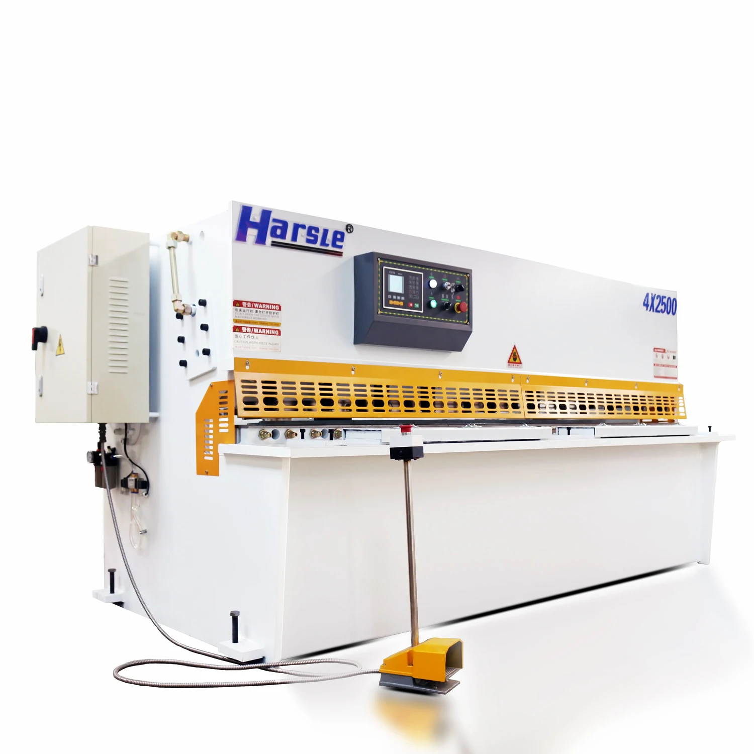 QC12K NC Hydraulic Swing Beam Shearing Machine with E21S