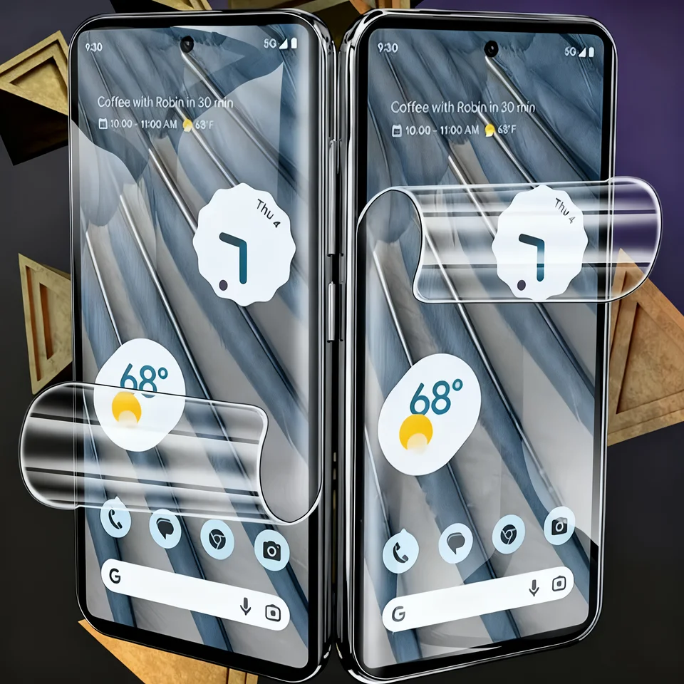 3 piezas película de hidrogel para Google Pixel 11 10 9 8 7 6 Pro XL, protector de pantalla de cobertura completa para Google Pixel 9A 8A 7A 6A 4