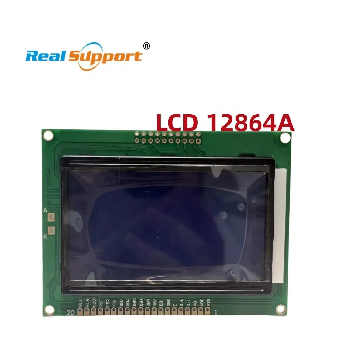 50PCS/LOT 12864A without font 93*70 12864 KS0108 LCD 128*64  Green/ blue