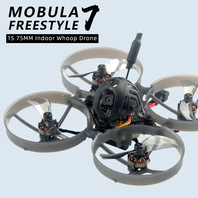 Happymodel mobula7 mobula 7 1S/HD 75mm mikro FPV houkat kvadrokoptéra prodleva otevřený VTX 2.4G ELRS přijímač runcam nano3 bezuhlíkový motorový