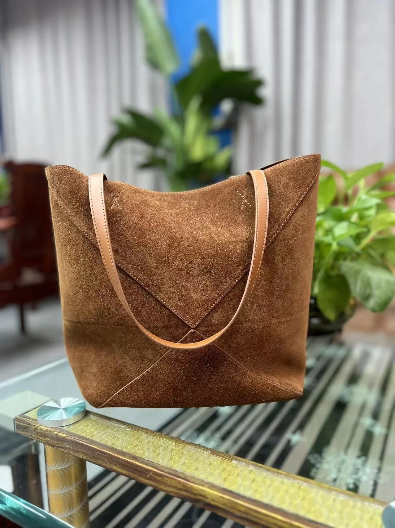 2023 New Versatile And Fashionable Handheld Women's Bag Top Layer Cowhide Frosted Leather One Shoulder Crossbody Bag For Women