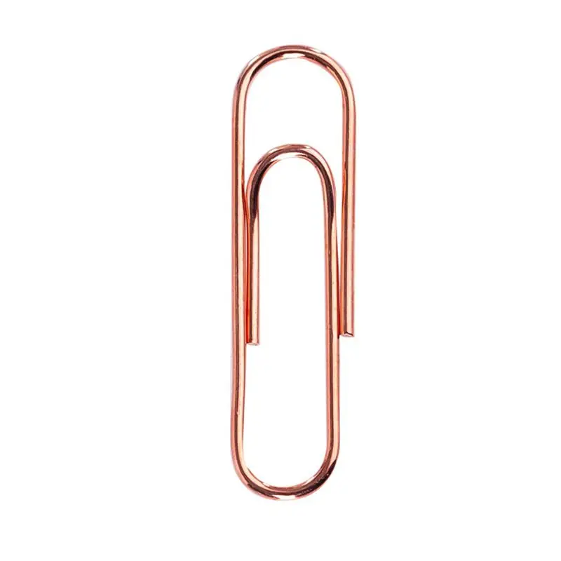 160pcs Mini Metal Paper Clips Bookmarks Photo Letter Binder Clip Stationery School Office Supplies