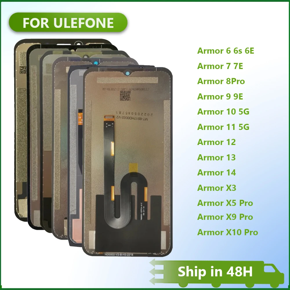 ЖК-дисплей для Ulefone Armor 6 6S 7 7E 8 9 10 11 12 13 X3 X5 X9 X10 Pro