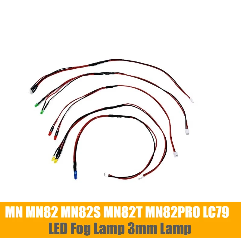 MN MN82 MN82S MN82T MN82PRO LC79 RC Fahrzeug Teile Modifikation LED Nebel Lampe 3mm Lampe