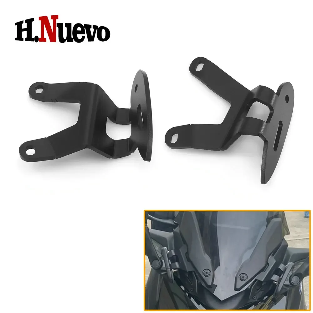 For YAMAHA XMAX300 2023 2024 Motorcycle Windshied Rear View Mirrors Coverter Adapterr Bracket Mirror Clamp Set Accessories