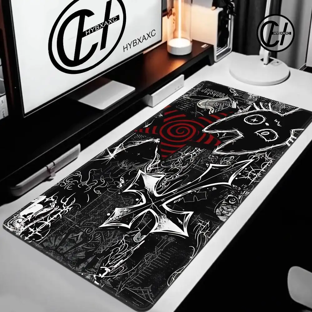 Anime S-Soul E-EaterS Mouse Pad Non-slip Rubber Gamer Balance Computer Mat Decoracion Deskmat Laptop Office Large